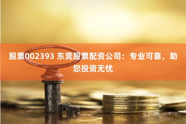 股票002393 东莞股票配资公司：专业可靠，助您投资无忧