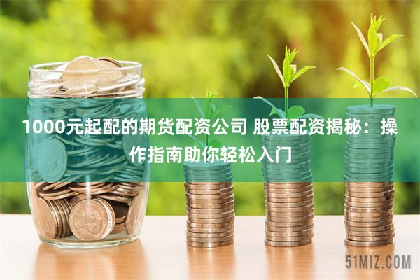 1000元起配的期货配资公司 股票配资揭秘：操作指南助你轻松入门